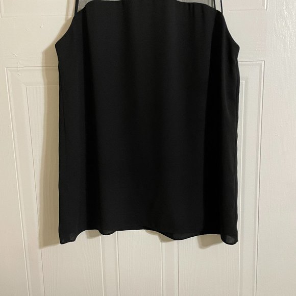 Babaton Black Mesh Tank Blouse - Picture 3 of 9